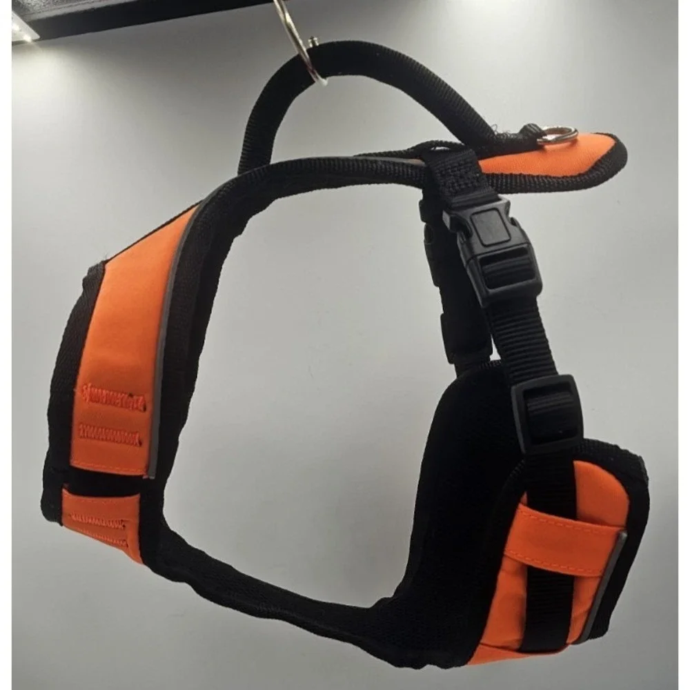 PetSafe EasySport Outdoor Safety Dog Harness Reflective w Handle Size Small Flaw
